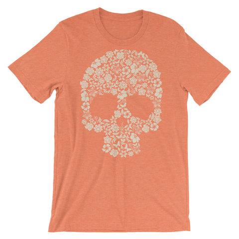 Flower Skull Bouquet Men's Short Sleeve T-Shirt - The Jack of All Trends