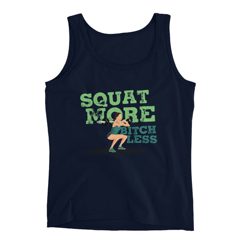 Squat More Ladies' Tank - The Jack of All Trends