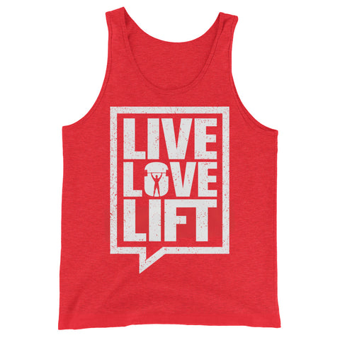Body Builder's Live, Love, Lift Men's Tank Top - The Jack of All Trends