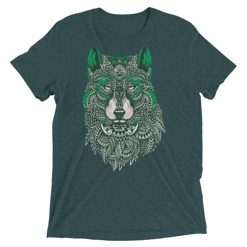 Mystical Wolf Short sleeve t-shirt - The Jack of All Trends
