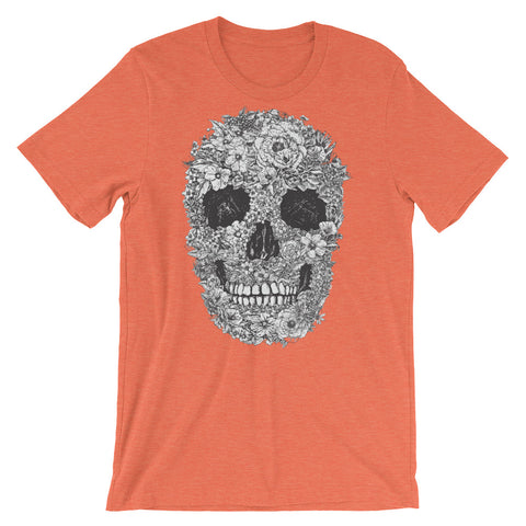 Dead Flower Skull Men's Short-Sleeve T-Shirt - The Jack of All Trends